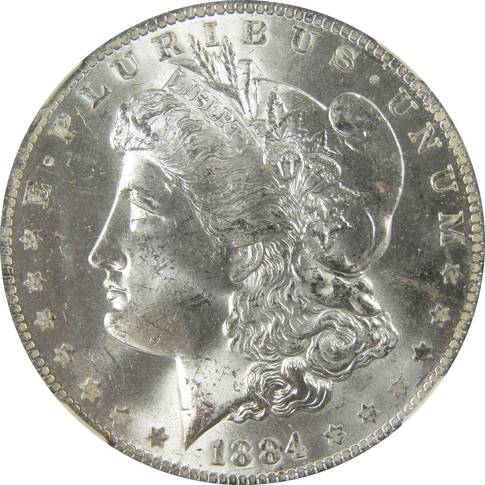 1884 O Morgan Silver Dollar