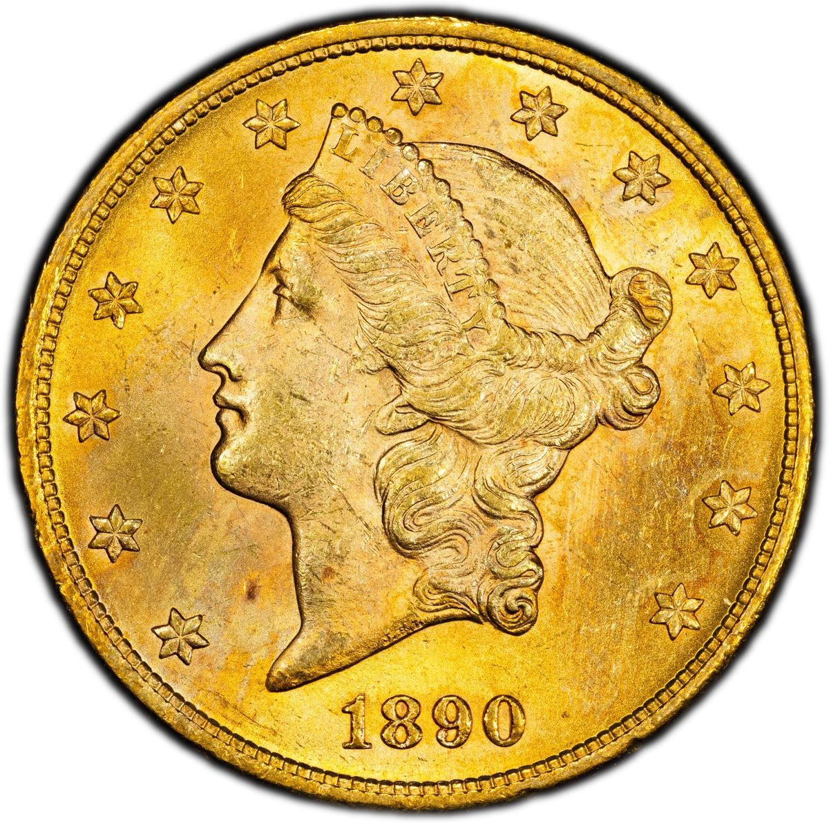 1890 $20 Liberty Head Double Eagle