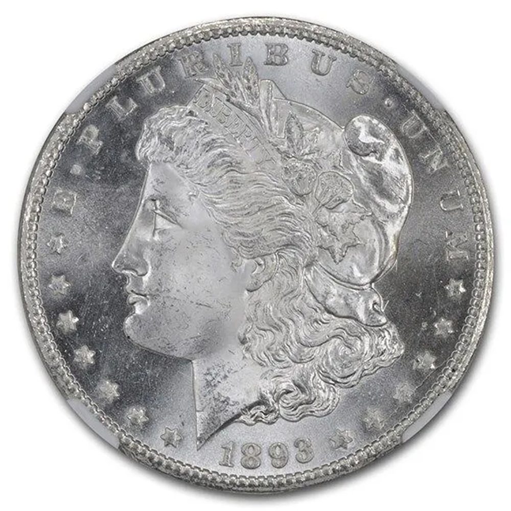 1893 CC Morgan Silver Dollar