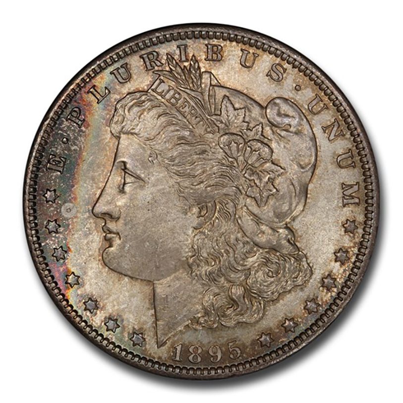 1895 O Morgan Silver Dollar