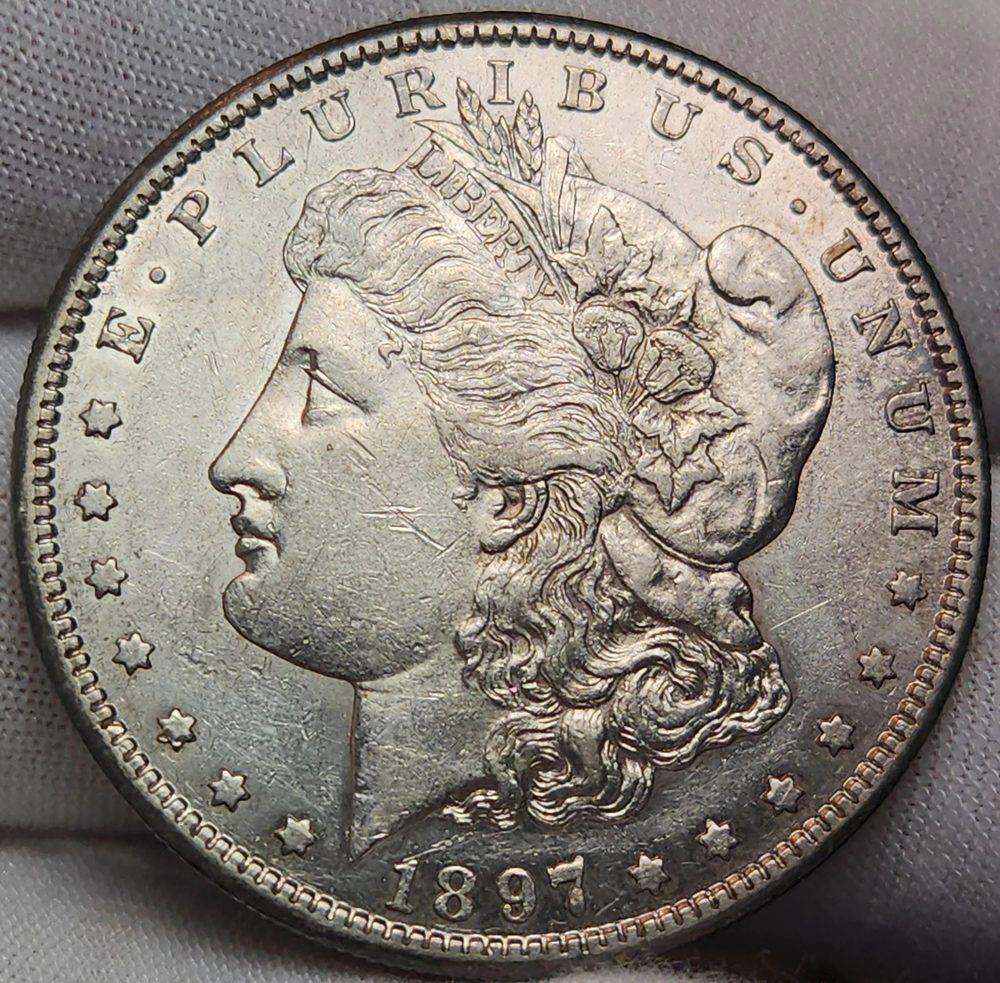 1897 S Morgan Silver Dollar