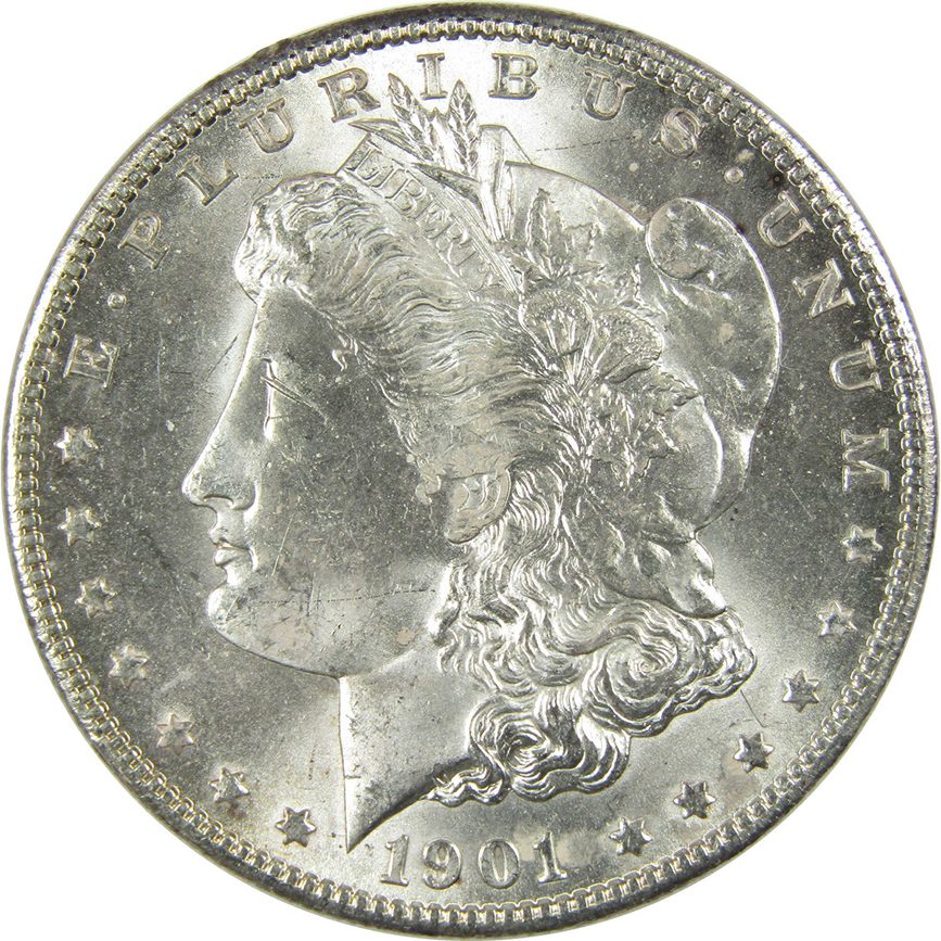 1901 O Morgan Silver Dollar