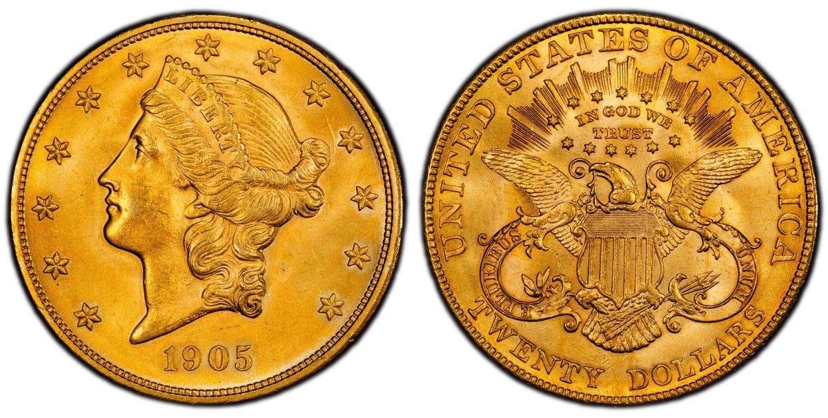 1905 $20 Liberty Head Double Eagle