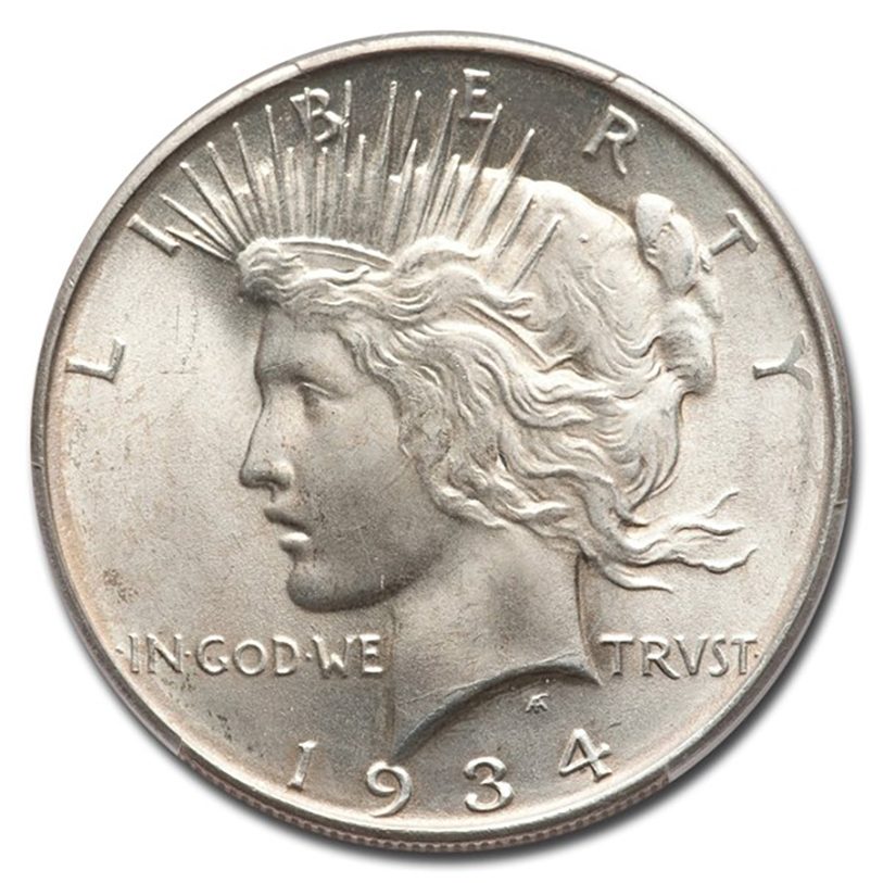 1934 D Peace Dollar