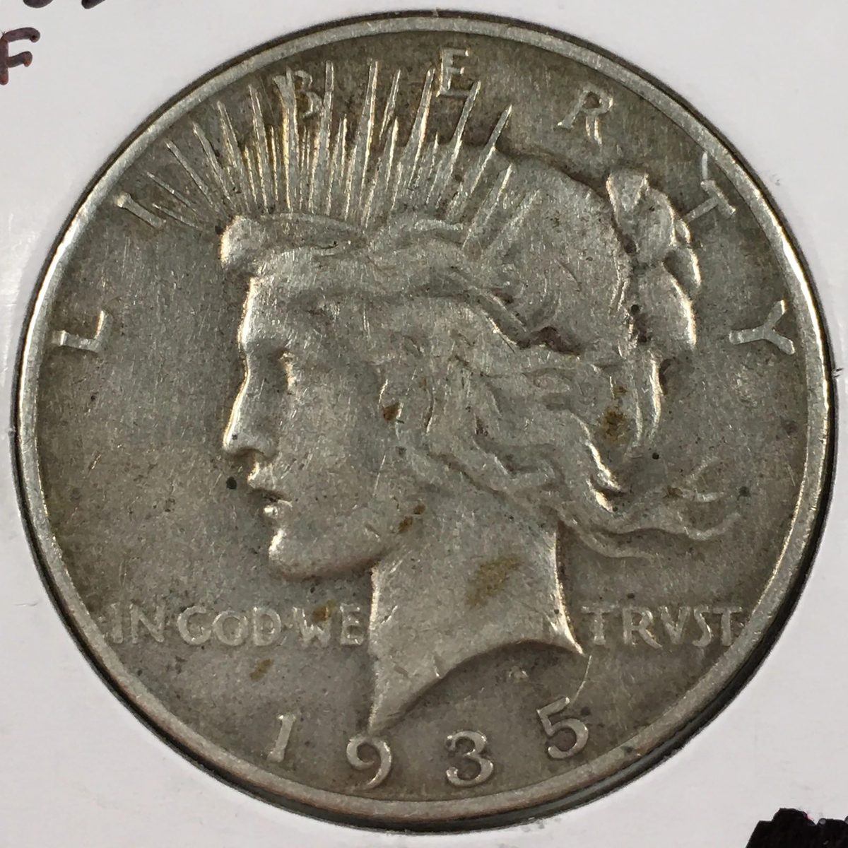 1935-S Peace, 4 Rays