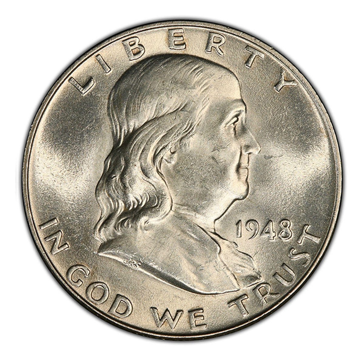 1948 P Ben Franklin Half Dollar