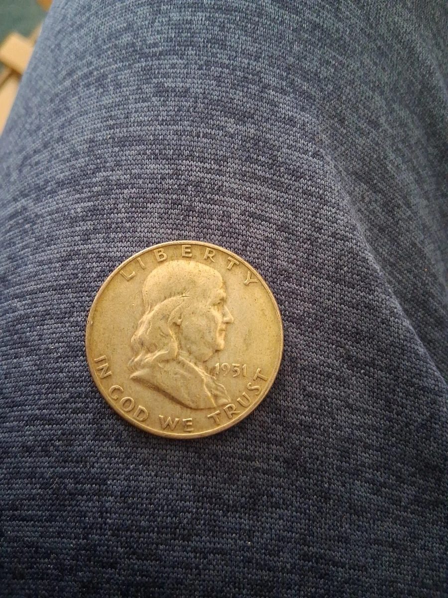 1951 D Ben Franklin Half Dollar