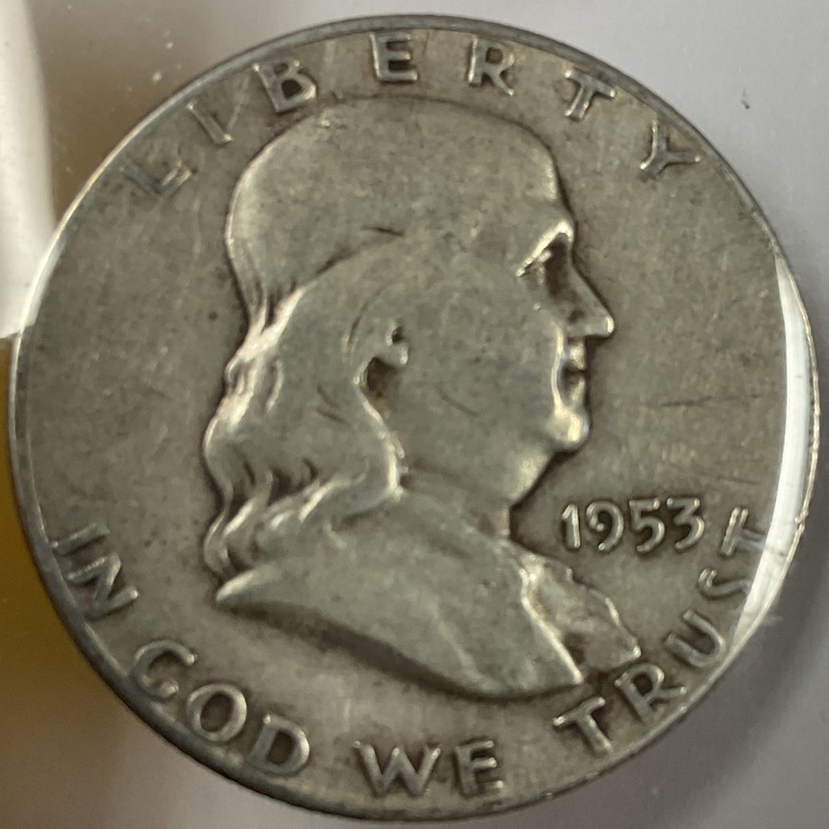 1953-S Ben Franklin Half Dollar