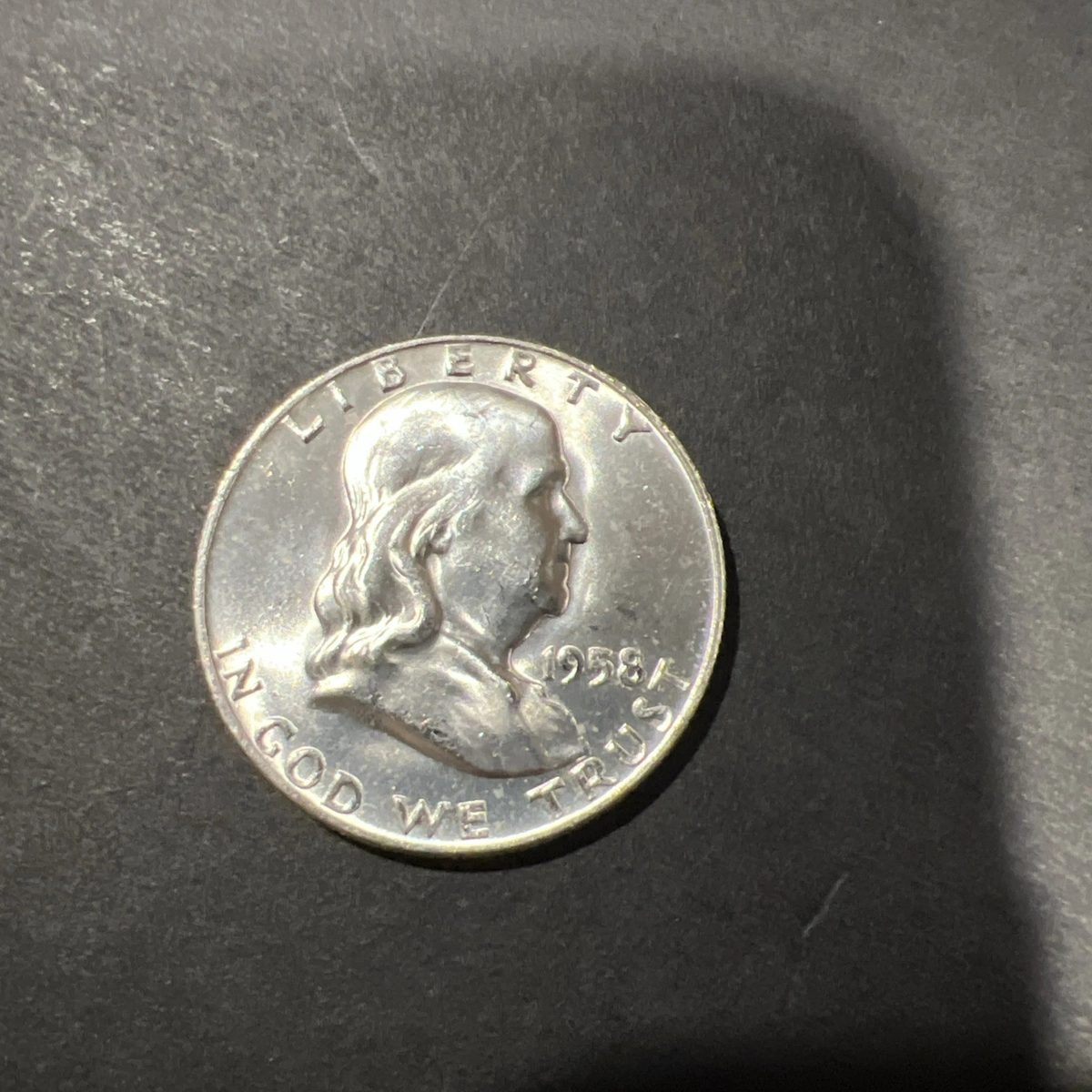 1958 P Ben Franklin Half Dollar