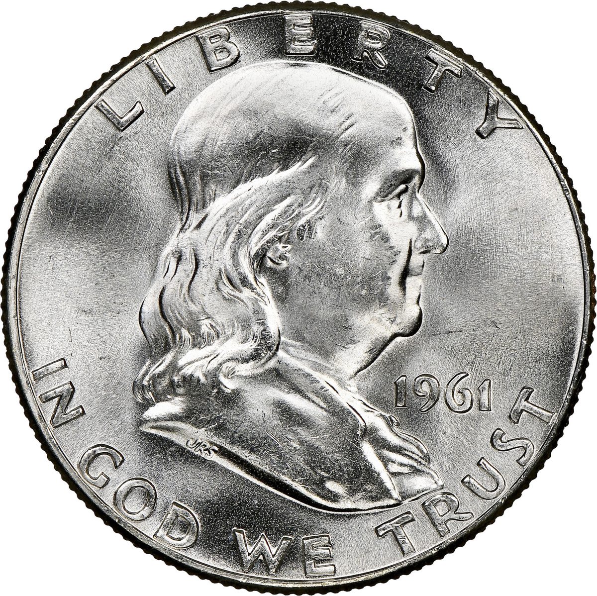 1961-D Ben Franklin Half Dollar