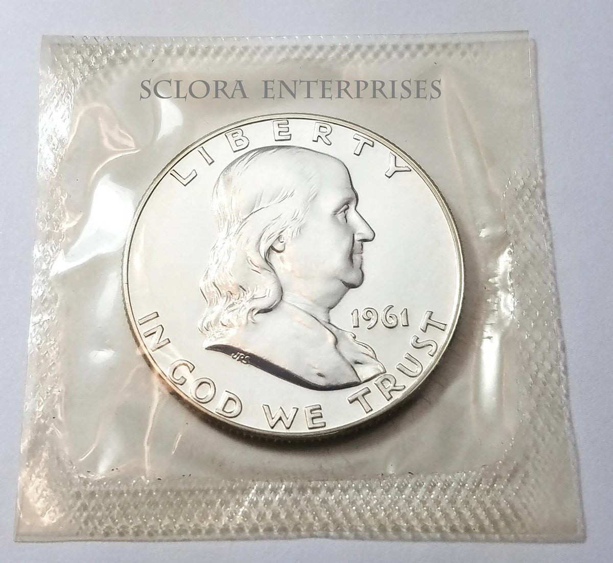 1961 P Ben Franklin Half Dollar