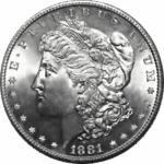 1881 S Morgan Silver Dollar