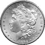 1882 CC Morgan Silver Dollar