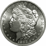 1882 S Morgan Silver Dollar