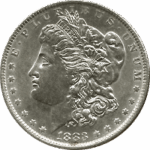 1883 O Morgan Silver Dollar