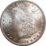 1884 S Morgan Silver Dollar