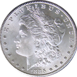 1885 CC Morgan Silver Dollar