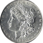 1886 P Morgan Silver Dollar