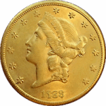1887 $20 Liberty Head Double Eagle