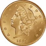 1888 $20 Liberty Head Double Eagle