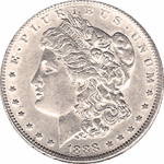 1888 P Morgan Silver Dollar