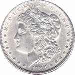 1888 O Morgan Silver Dollar