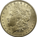 1890 CC Morgan Silver Dollar
