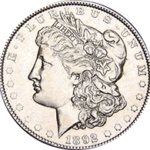 1892 P Morgan Silver Dollar