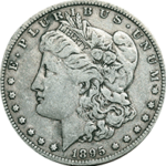 1895 P Morgan Silver Dollar