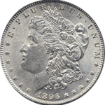 1896 P Morgan Silver Dollar