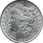 1896 O Morgan Silver Dollar