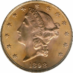 1898 $20 Liberty Head Double Eagle