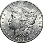 1902 O Morgan Silver Dollar