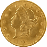 1904-S $20 Liberty Head Double Eagle