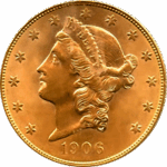 1906 $20 Liberty Head Double Eagle