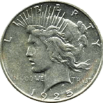 1925 Peace Dollar