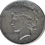 1926-S Peace Dollar