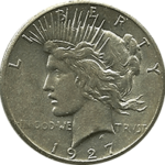1927 D Peace Dollar