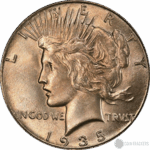 1935 Peace Dollar