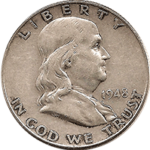1948 P Ben Franklin Half Dollar