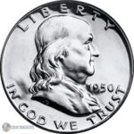 1950-P Ben Franklin Half Dollar