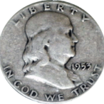 1953 P Ben Franklin Half Dollar