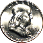 1956 P Ben Franklin Half Dollar