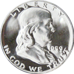1951 P Ben Franklin Half Dollar