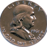 1961 P Ben Franklin Half Dollar