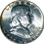 1961-D Ben Franklin Half Dollar