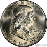 1963 Ben Franklin Half Dollar
